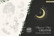 UPDATE! Mystical Moon Trendy Designs, a Decorative Illustration by Designwork (Thumbnail 1 of 23)