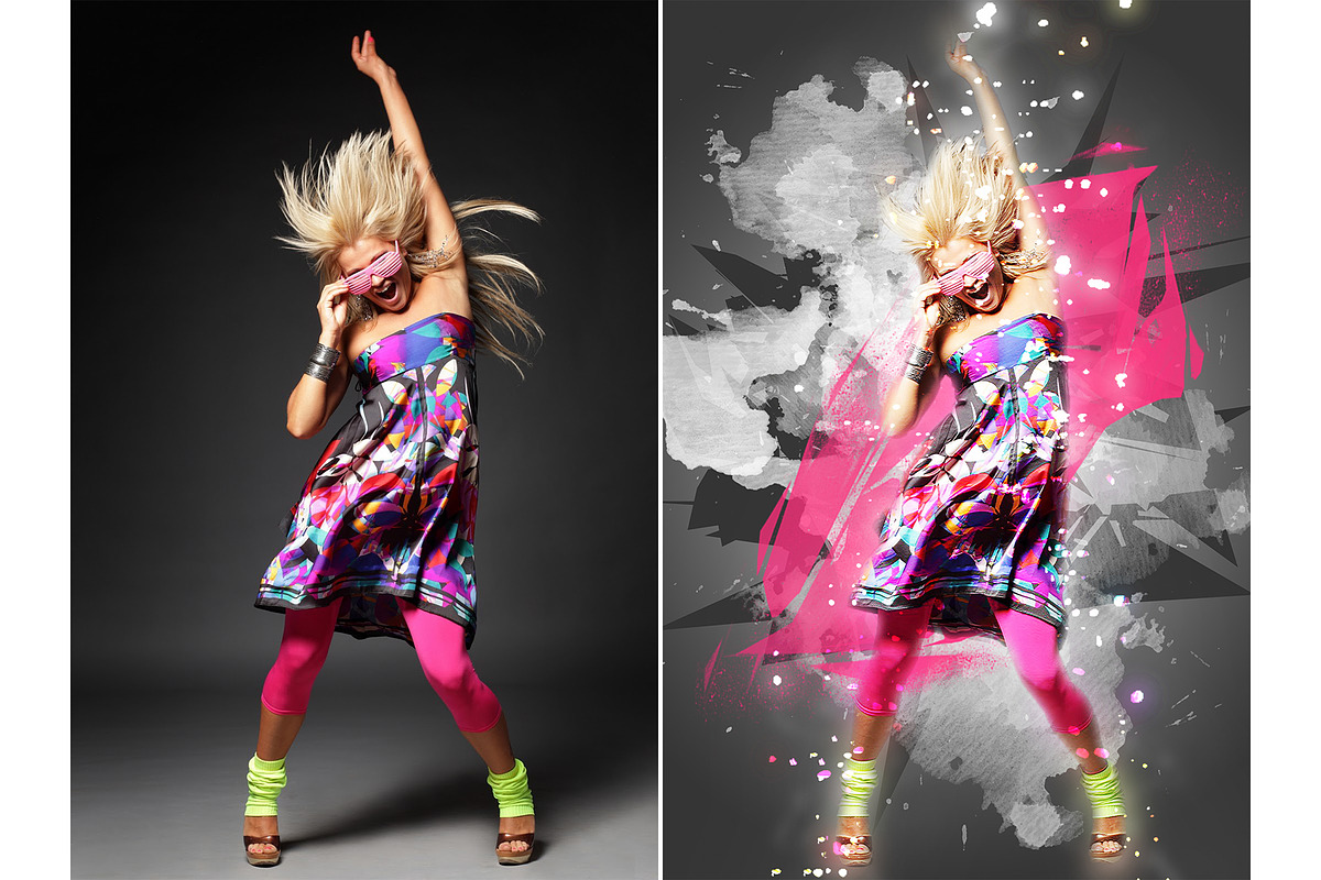 Poster Maker photoshop action, an Action Add-On by Design Forest (Photo 4 of 10)
