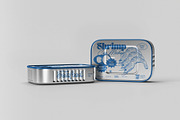Shrimp Can Mockup, a Packaging Mockup by hokagata (Thumbnail 4 of 5)