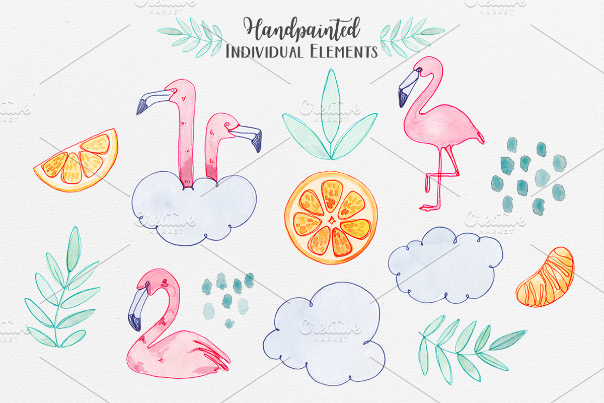 Flamingo Punch, an Animal Illustration by Petite Salade (Photo 2 of 4)