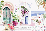 Moroccan decor watercolor clipart, a Decorative Illustration by Patishop Art (Thumbnail 1 of 12)