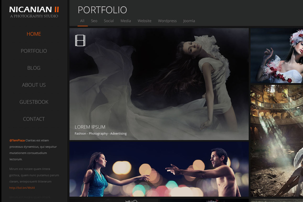Nicanian II - Joomla Template, a Websites & App Template by TemPlaza (Photo 3 of 4)