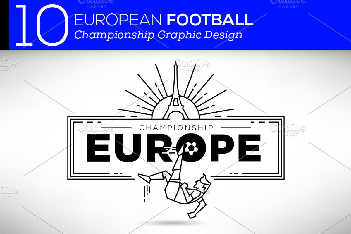 France Euro 2016 Graphic Designs, an Illustration by Kursat Unsal (Photo 1 of 3)