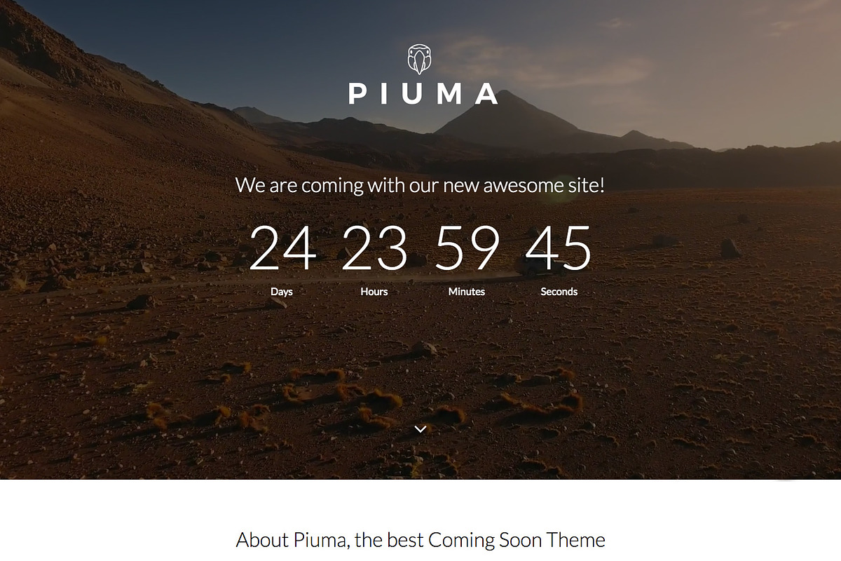 PIUMA - Multipurpose Countdown Theme, a HTML Template by SRPACDY (Photo 7 of 7)