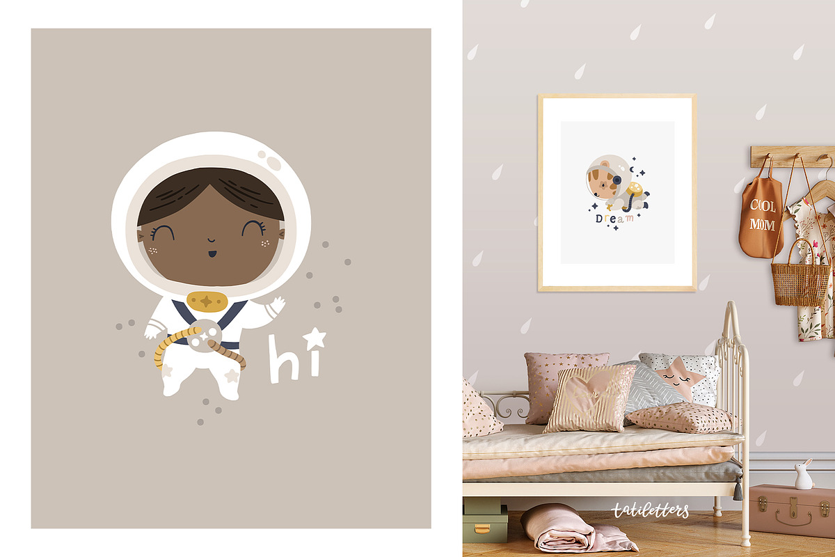 Space time Kids illustrations, an Animal Illustration by tatiletters (Photo 5 of 12)