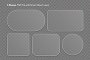 Frosted Glass Elements, an Object Graphic by DesignerCandies (Thumbnail 2 of 5)