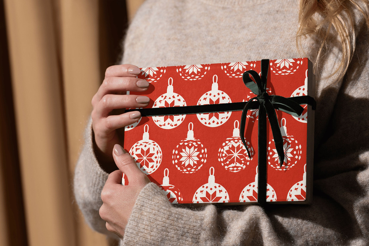 Scandinavian Folk Art Christmas, a Pattern Graphic by Pattern Whimsy (Photo 5 of 10)