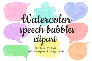 Speech bubbles clouds, an Object Graphic by SweetRenieDesigns