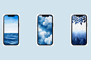 Blue Watercolor Backgrounds, an Abstract Photo by AI Petr Creative Agency (Thumbnail 7 of 7)