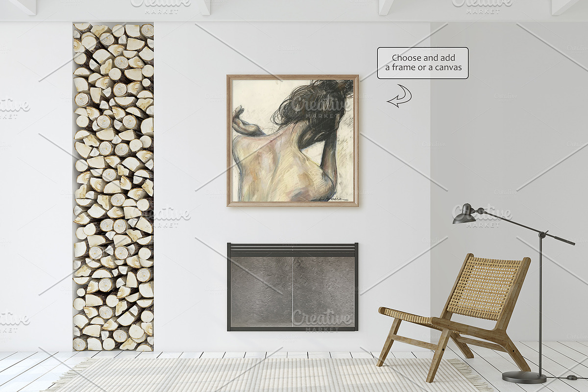 BOHO HOME Wall&Frame Mockups, a Poster Template by MyHomeMockups (Photo 4 of 12)