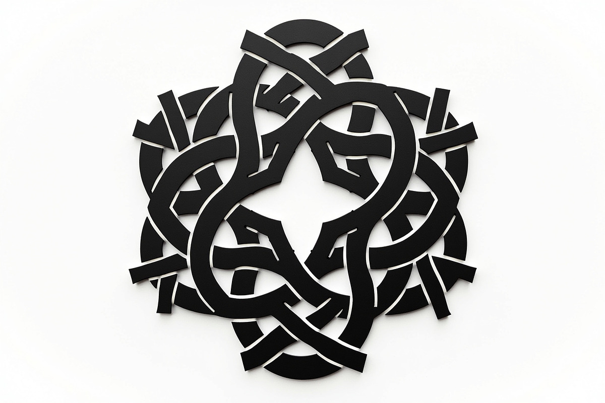 Celtic Tribal Tattoo Knot Bundle, an Illustration by hafijul (Photo 5 of 9)