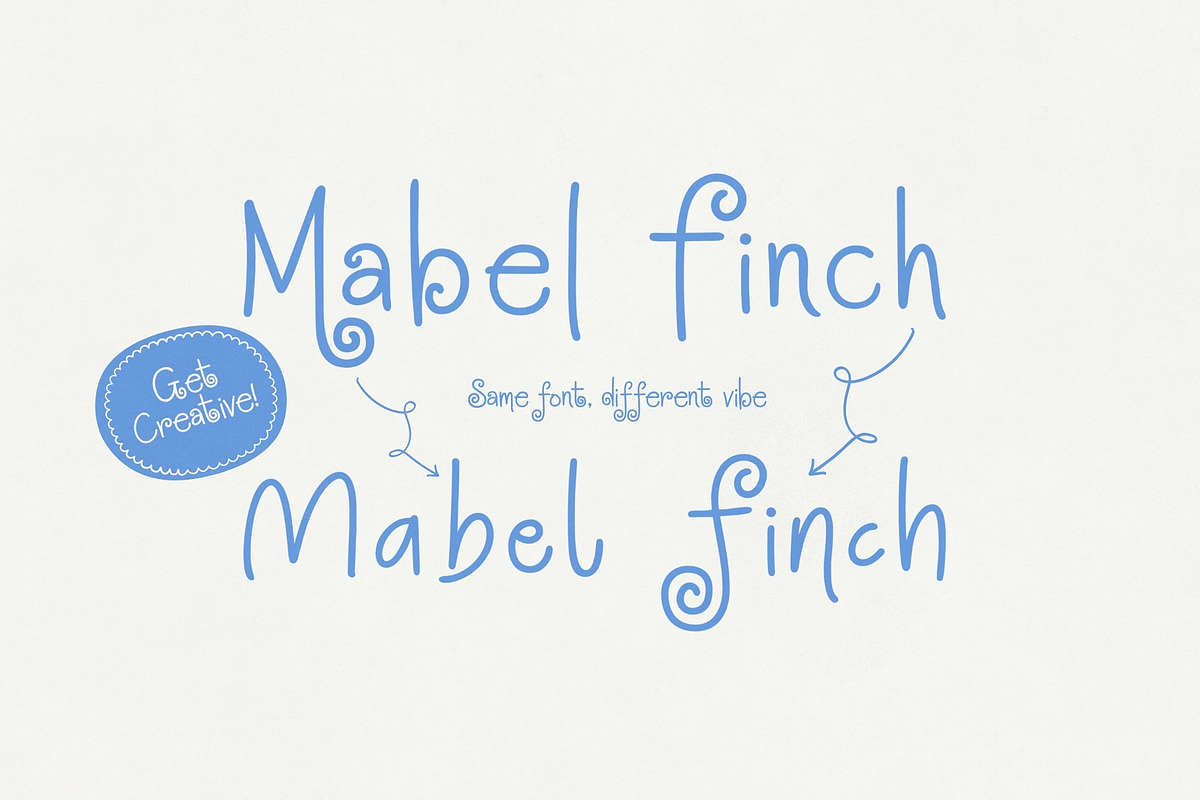 Mabel Finch - Handwritten Script, a Handwritten Font by HipFonts (Photo 5 of 13)