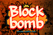 Blockbomb is a cool graffiti font, a Handwritten Font by Brown Cupple (Thumbnail 1 of 8)