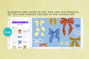 FUNKY BOWS: clipart, an Object Illustration by Elliko shop (Thumbnail 5 of 6)
