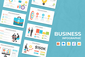 Business Infographic Template, a Presentation Template by Mighty-Slide