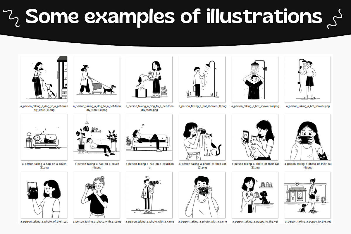 Notion Style Lifestyle Illustration, a Person Illustration by DaisyStudio (Photo 5 of 10)