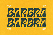Barbra Display, a Font by nurrontype (Thumbnail 1 of 15)