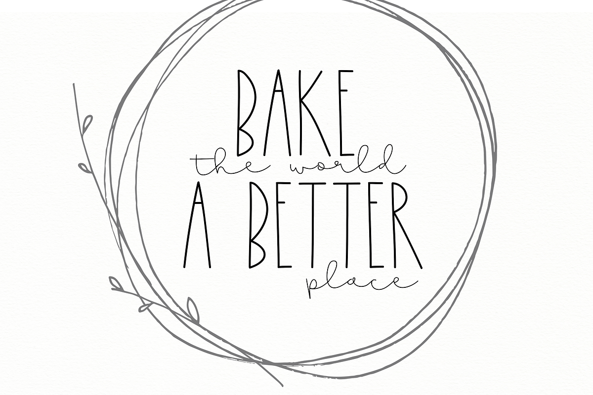 Gingerbread Cookies - A Font Duo preview 4