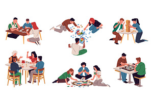 Home gatherings with friends. People, a Person Illustration by YummyBuum