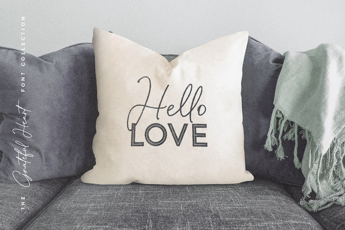 Grateful Heart Font Collection preview 7