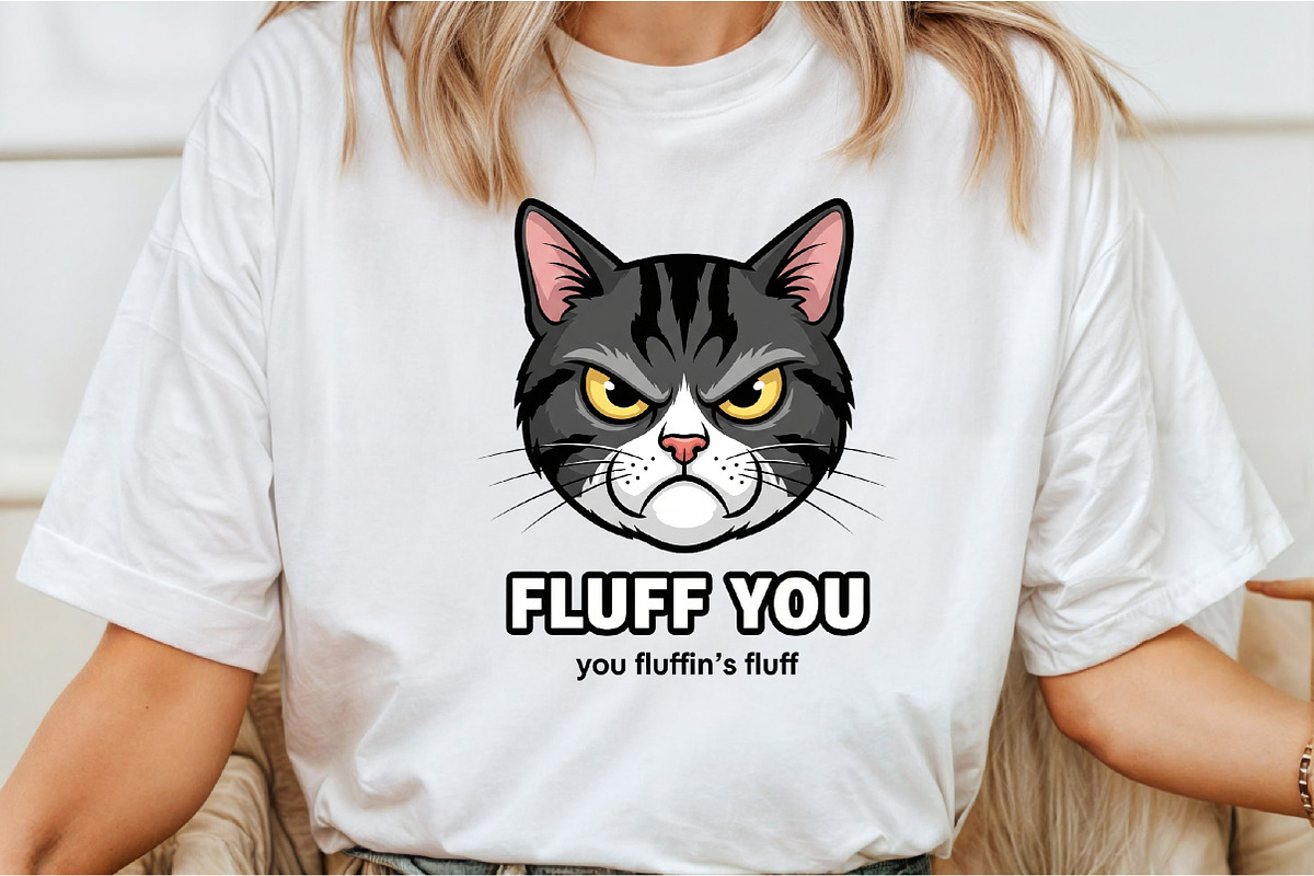 Fluff You You Fluffin's Fluff Funny, an Illustration by DreamCafeArt (Photo 3 of 6)