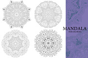 Mandalas for coloring 19, an Object Graphic by Watercolor fantasy (Thumbnail 5 of 5)