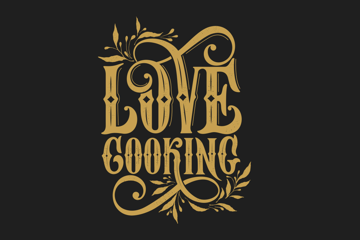 Set of vector cooking lettering, a Poster Template by Anna's Lettering (Photo 11 of 13)