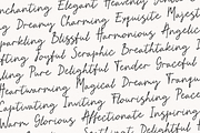 Handwritten Pencil Script Font, a Handwritten Font by Kaya Fonts (Thumbnail 40 of 41)
