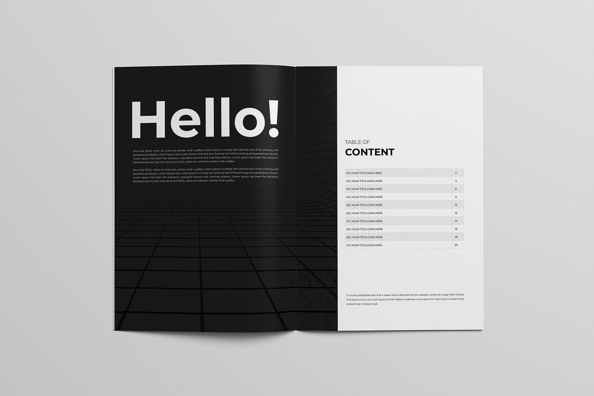 Architecture Annual Report, a Brochure Template by New Lines (Photo 2 of 10)