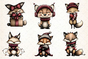 Whimsical Fox Clipart, an Illustration by DreamCafeArt (Thumbnail 6 of 7)