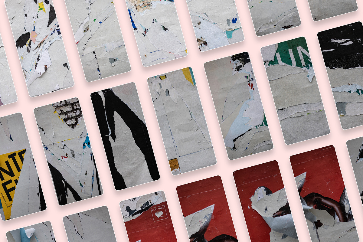 Walls of Berlin Torn Paper Textures, a Texture Graphic by Nomad Visuals (Photo 4 of 10)