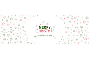 Merry Christmas Minimal Banner, a Templates & Theme by alexdndz