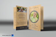 Funeral Program Template Simple, a Brochure Template by Madhabi Studio (Thumbnail 3 of 7)