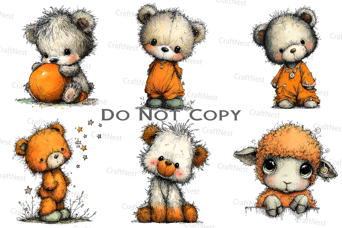 Nursery Animals Clipart, an Illustration by Craft Nest (Photo 6 of 9)