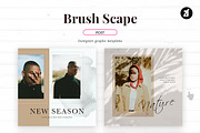 Brush scape social media graphic, a Social Media Template by Chanut is industries (Thumbnail 4 of 11)