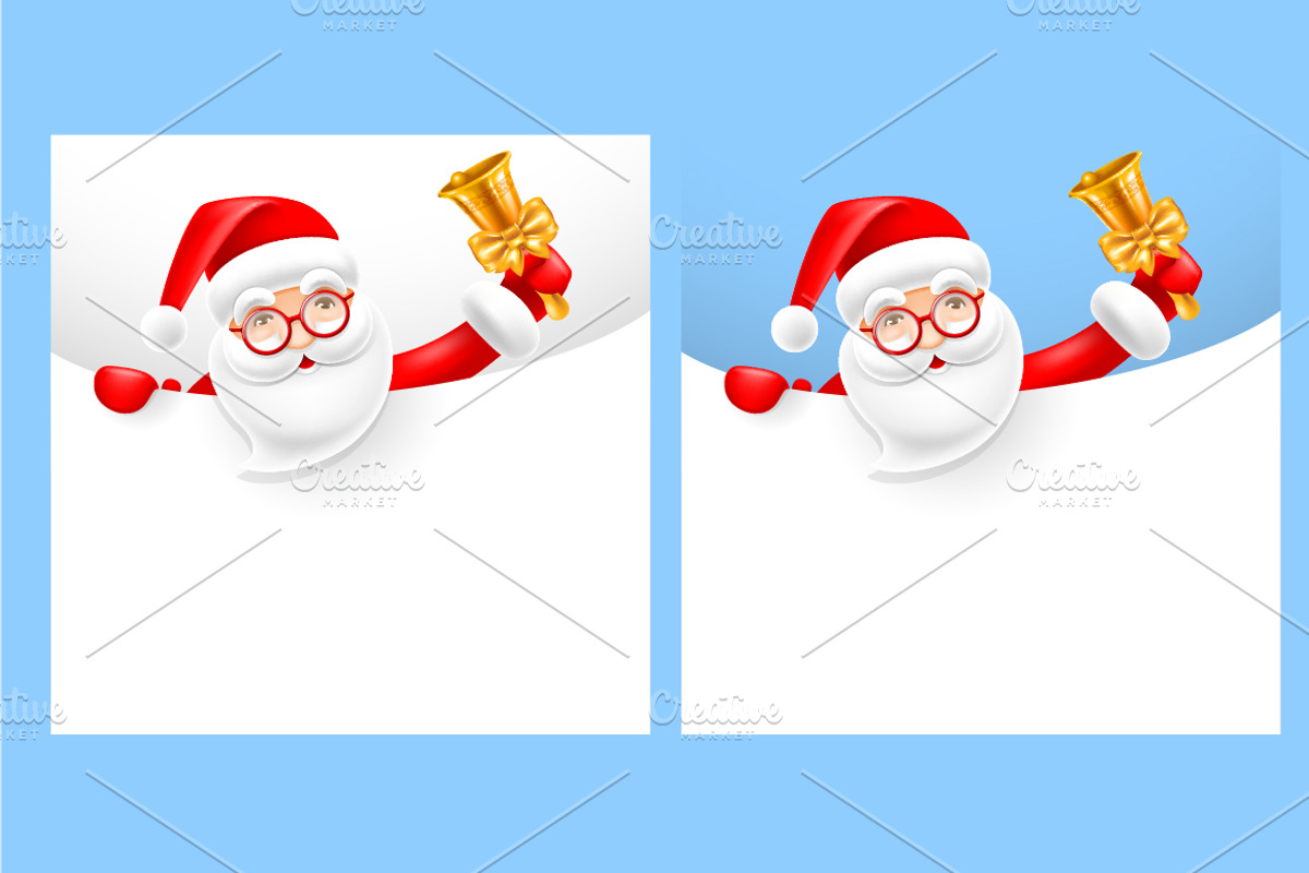 Christmas Designs With Santa Claus, an Illustration by Vector beauty (Photo 2 of 4)