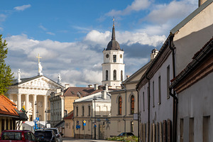 Vilnius, Lithuania, 2 September 2026, View of the Bell Tower a, a Photo by Imaginarium