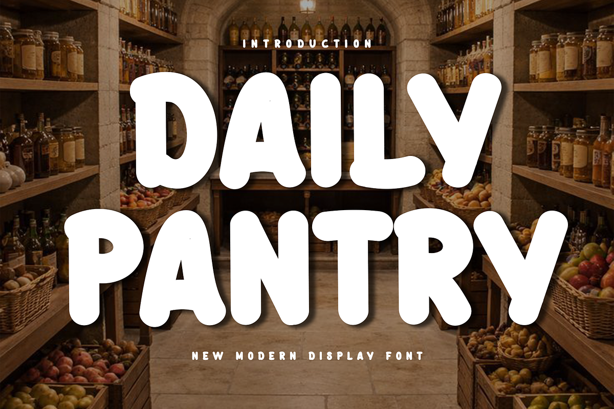 Daily Pantry, a Script Font by InermediaSTUDIO (Photo 1 of 8)