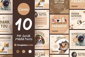 Pet Care Canva Social Media