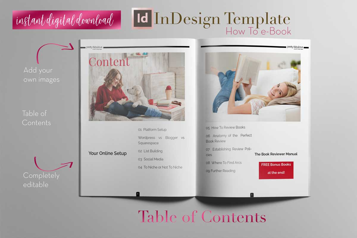 How To e-Book | InDesign Template, a Magazine Template by Planner Templates (Photo 5 of 12)