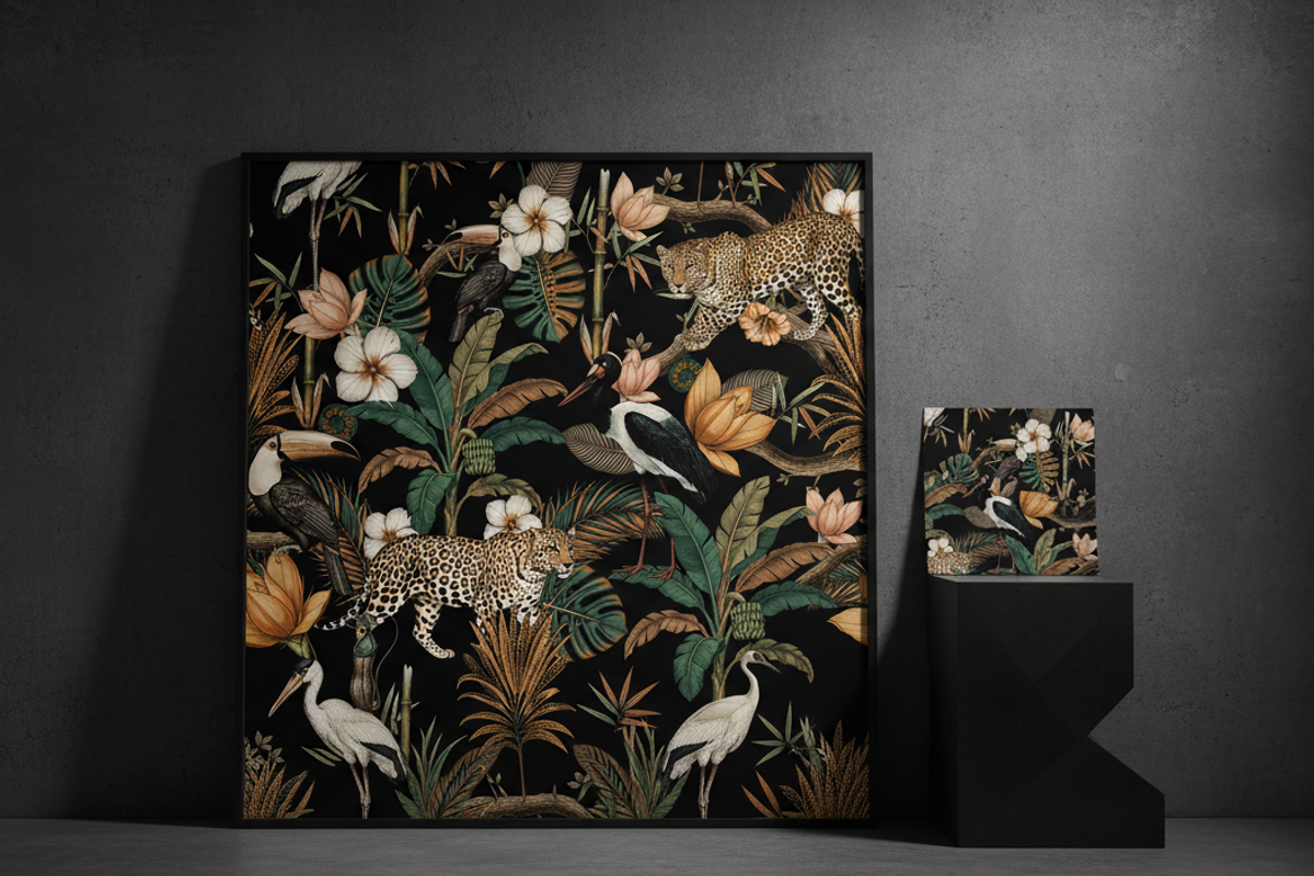 Tropical Wildlife Pattern & Motifs!, a Pattern Graphic by Luiz da Rolt Grathwohl (Photo 15 of 16)
