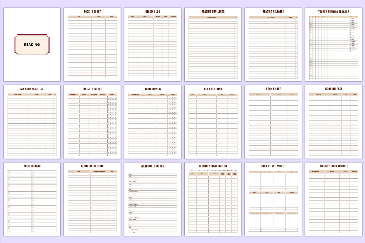 Ultimate 2026 ADHD Life Organizer, a Stationery Template by Mustafiz (Photo 8 of 10)