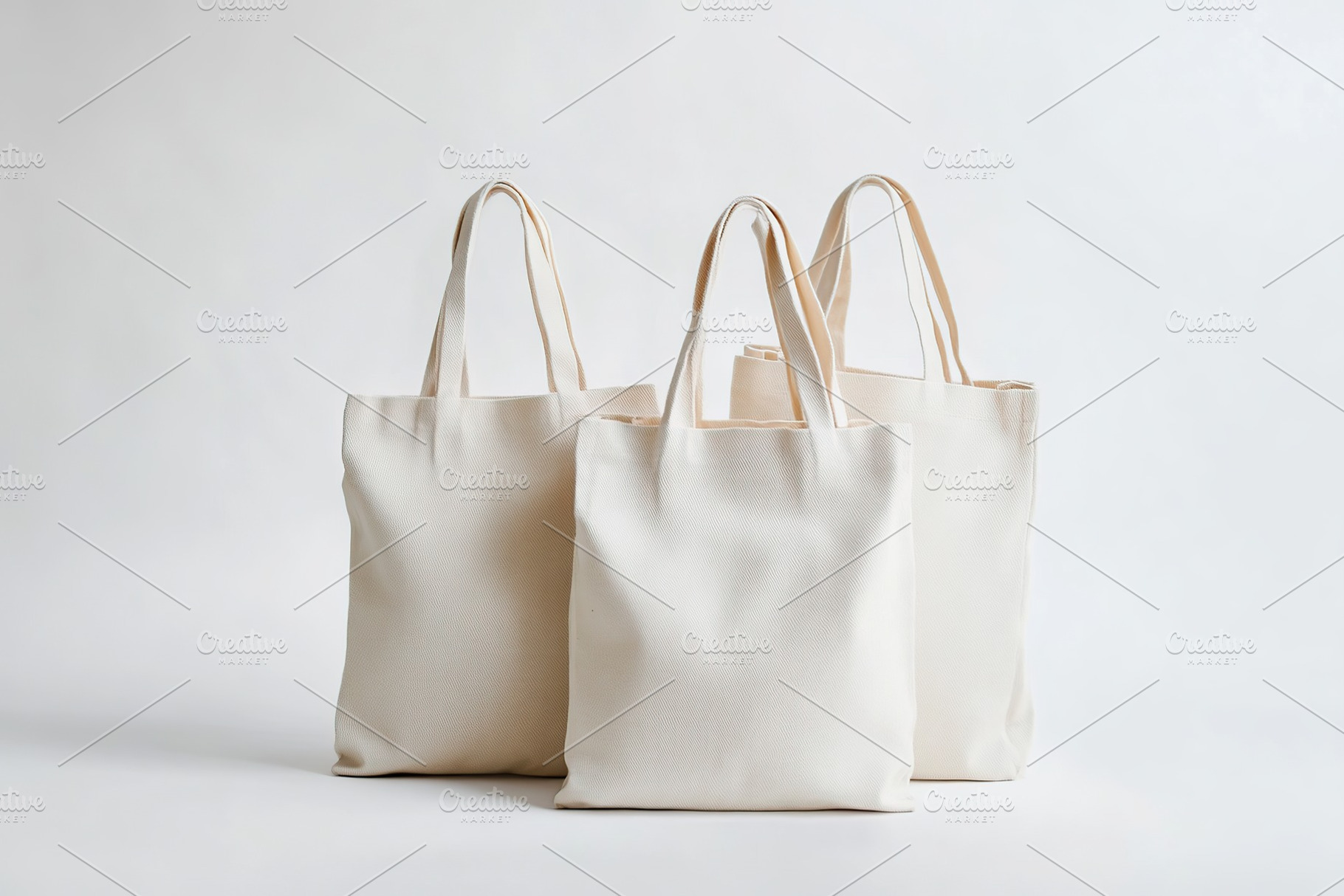 Mockup of blank tote bag for groceries and shopping, a Background Photo by AlyaAnd