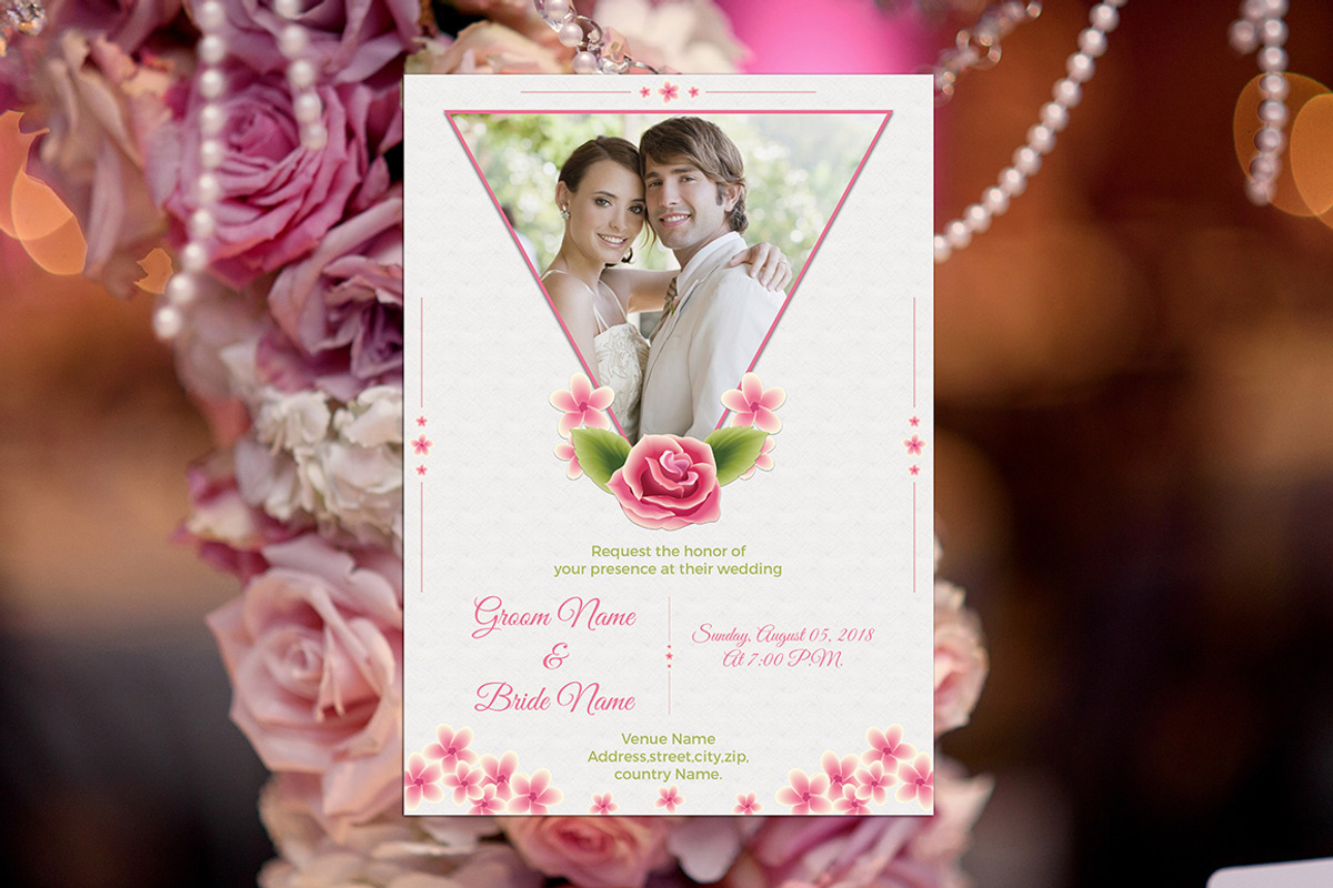 Wedding Invitation Card, an Invitation Template by Rimana_Templatehive (Photo 5 of 5)