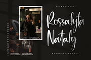 Rossalyta Nataly, a Handwritten Font by Integritype Studio (Thumbnail 1 of 10)