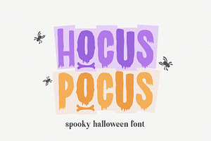 Hocus Pocus Halloween Font