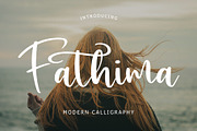 Fathima Modern Script Font, a Script Font by Giant Design (Thumbnail 1 of 10)