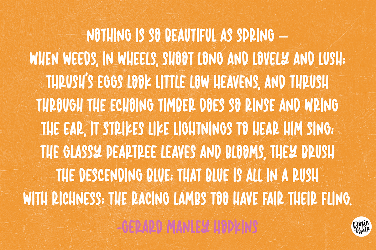 PINK TANSY Cute Sans Font, a Sans Serif Font by Blush Font Co. (Photo 5 of 6)