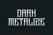 Dark Metalize Font, a Serif Font by alon kelakon (Thumbnail 1 of 5)