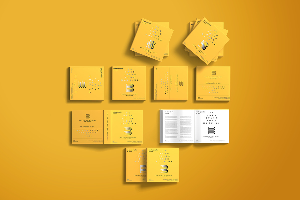Book Mockup Scene Creator, a Print Template by pmvch (Photo 6 of 16)
